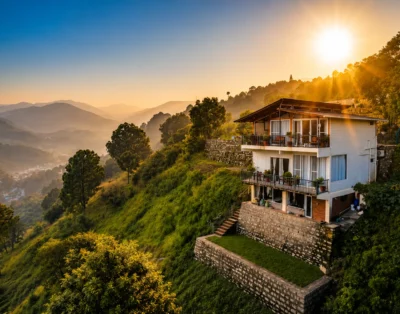 Luxury Lake View 3Bhk Cottage in Bhimtal | Premium Villa Stay with Mountain Views