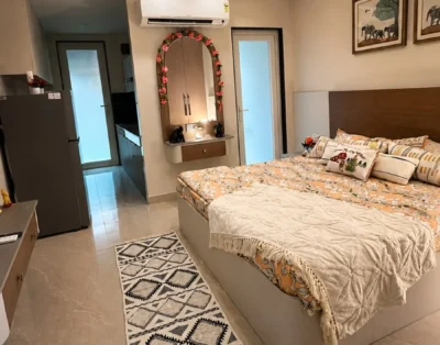 Modern 1BHK Premium Apartment with Private Balcony & Stylish Interiors
